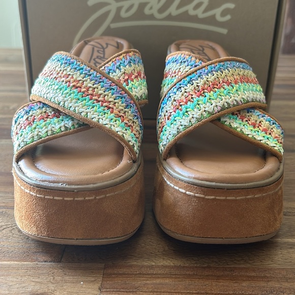 Zodiac Nessa-raffia wedge sandals NWT size 9 - Picture 4 of 10